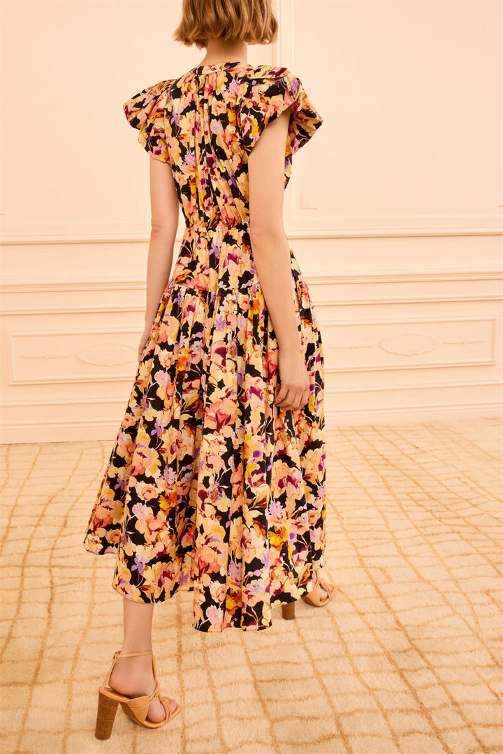 Marin Midi Dress Night Bloom