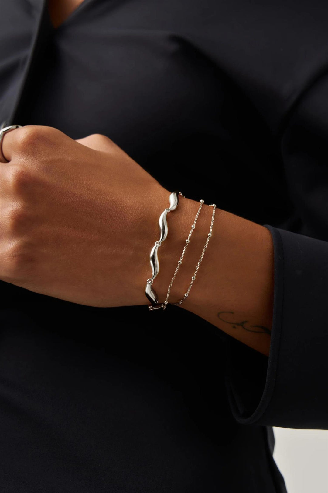 Savi Signature Link Chain Bracelet Silver