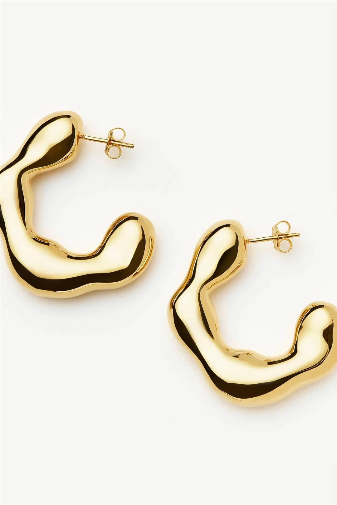 Eny Puffy Large Hoop Earrings