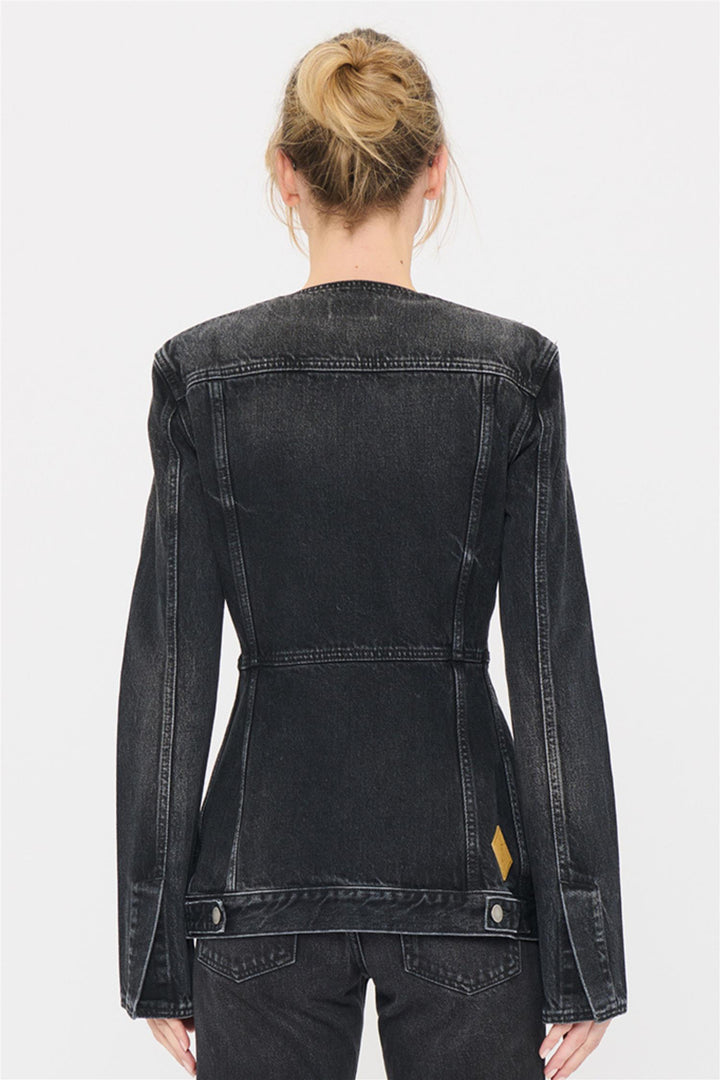 Temple Denim Jacket Mid Black