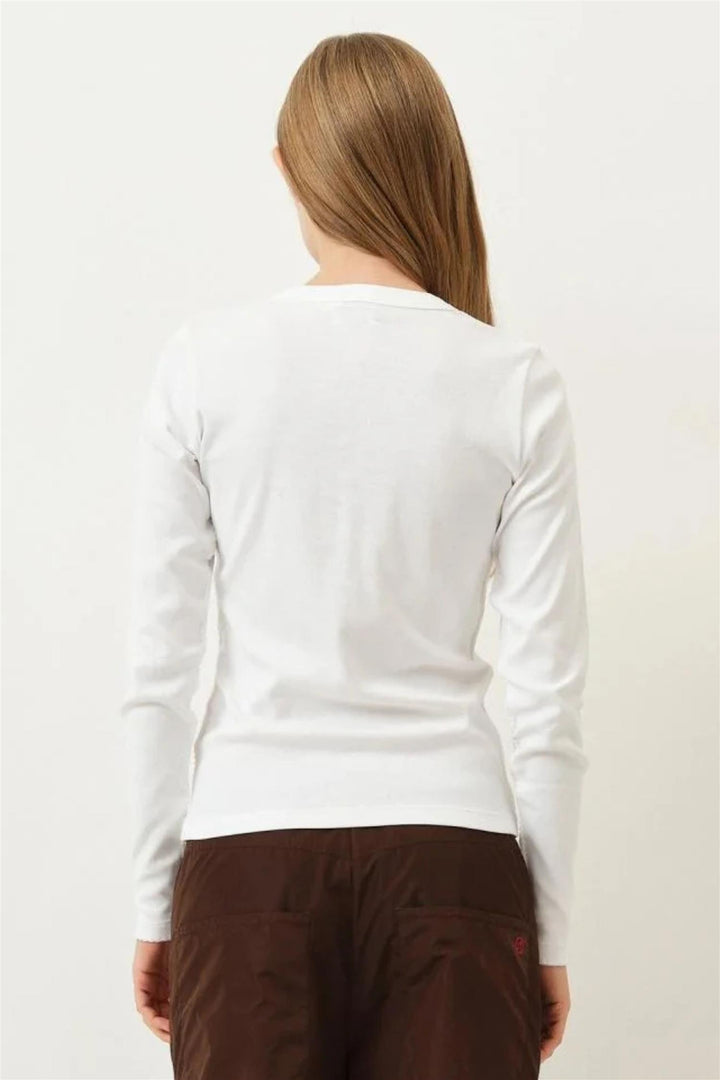 Eloise Longsleeve T-Shirt White