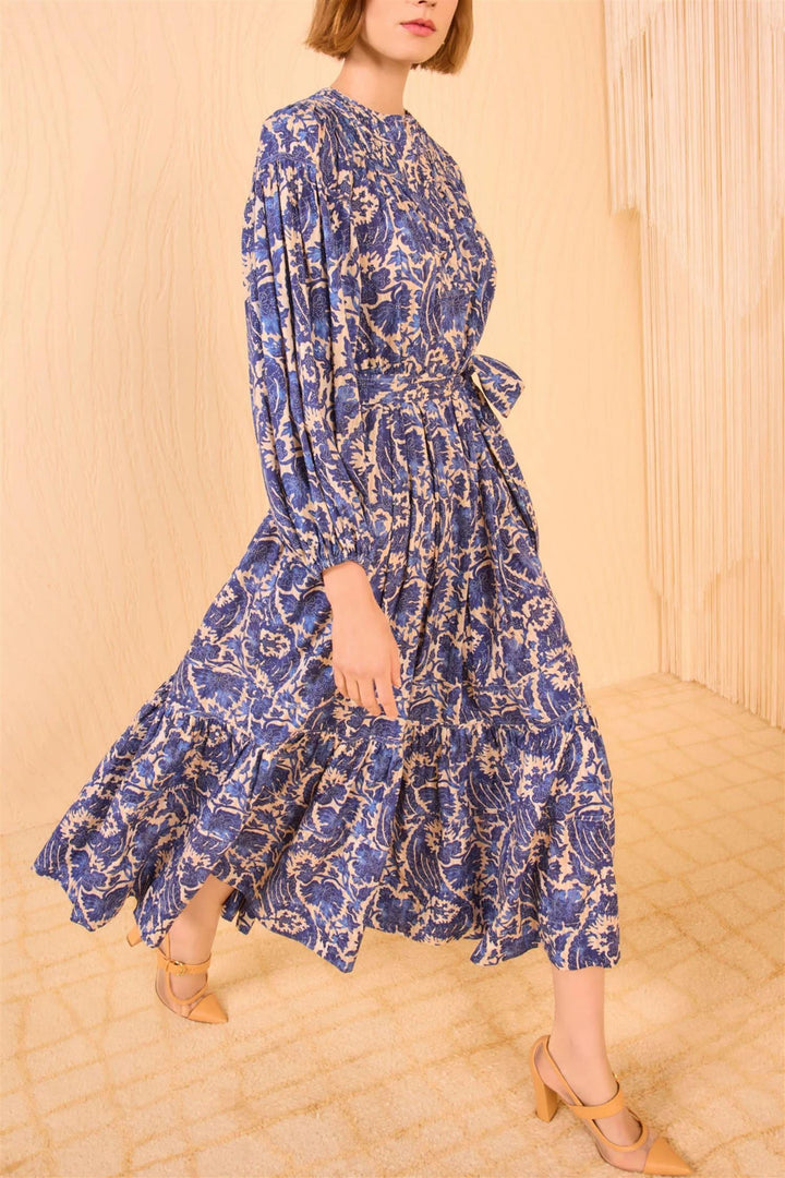Seraphina Long Sleeve Dress Ocean