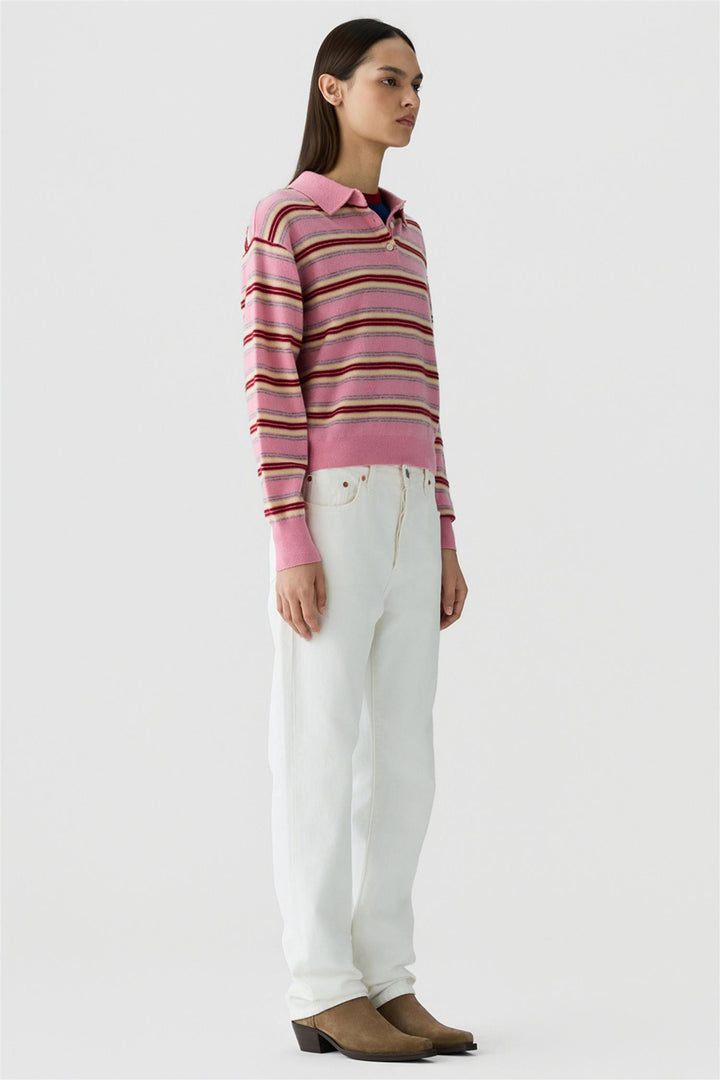 Collegiate Stripe Polo Sprinkle Combo