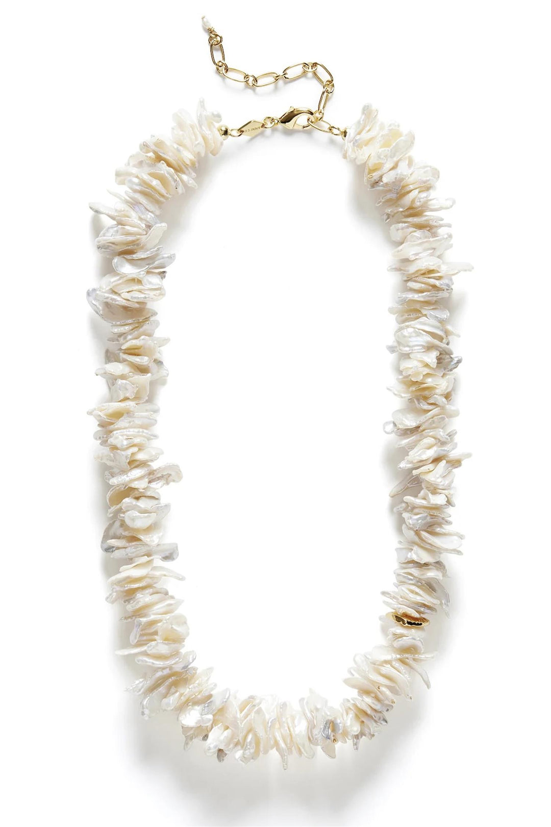 Pearl Power Necklace Gold