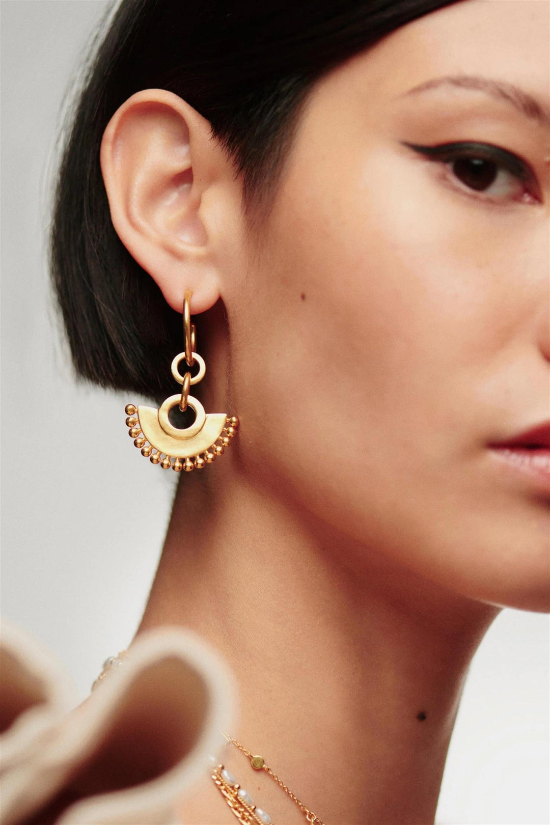 Zenyu Chandelier Hoop Earrings