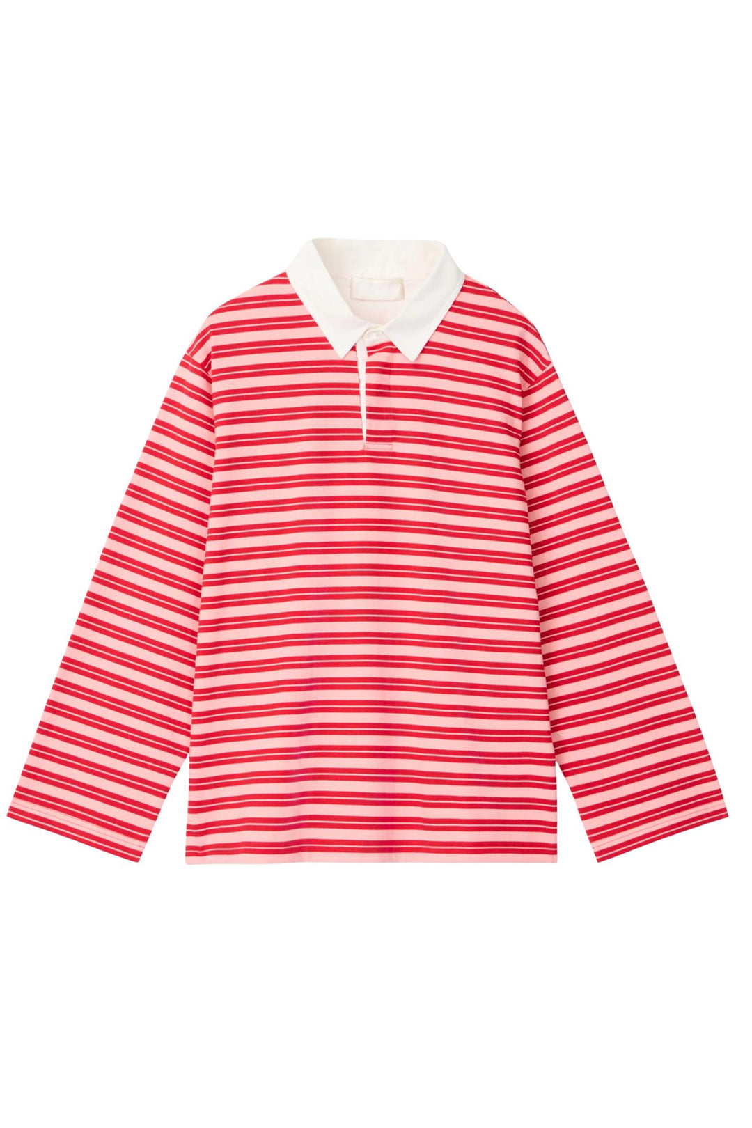 Rugby Top Pink and Red Stripe