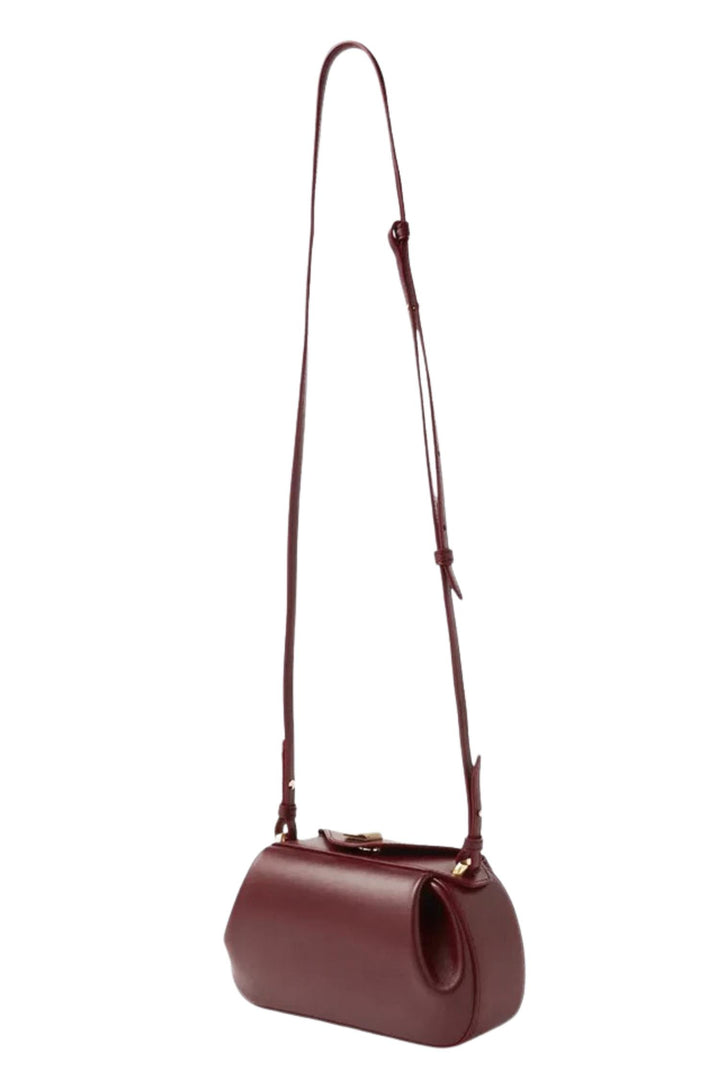 Oyster Clutch Mini Smooth Leather Berry