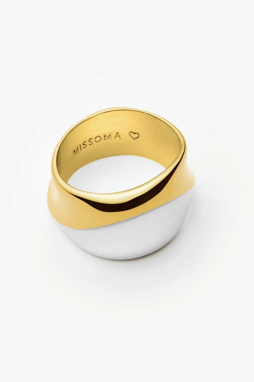 Sculptural Molten Statament Ring