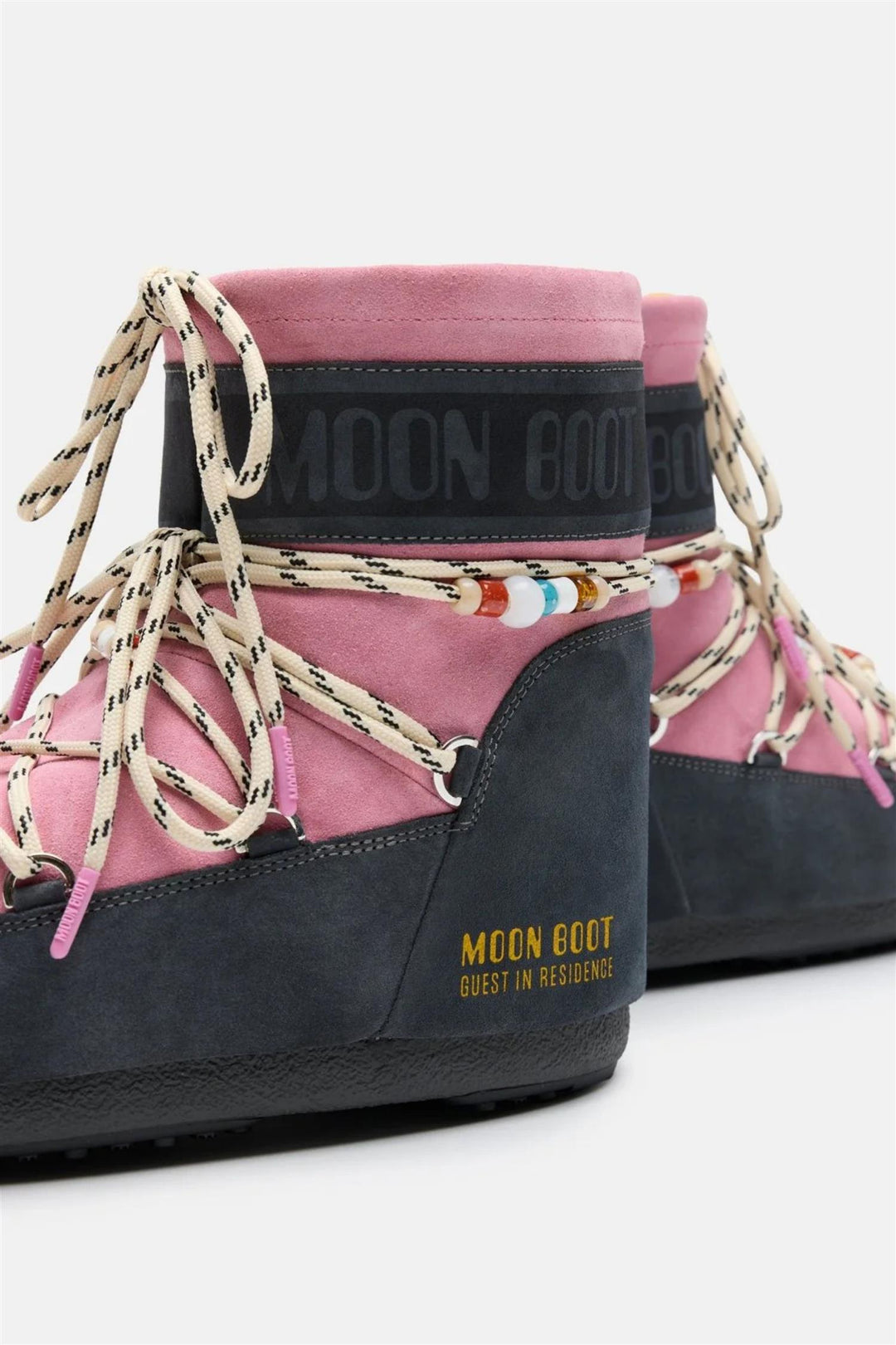 MB x GIR Low Icon Suede Beads Grey/Rose