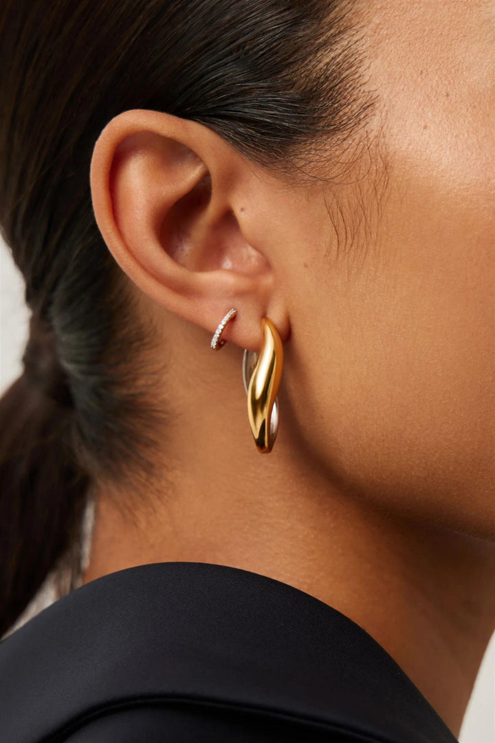 Savi Signature Medium Hoop Earrings