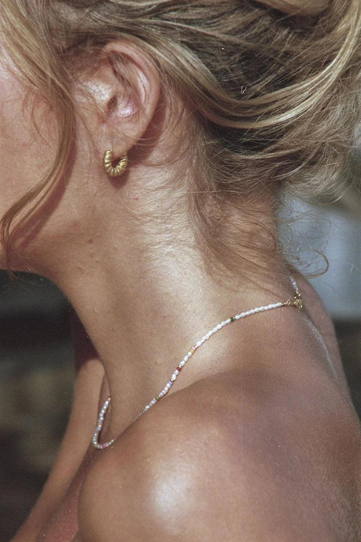 Cable Hoop Gold