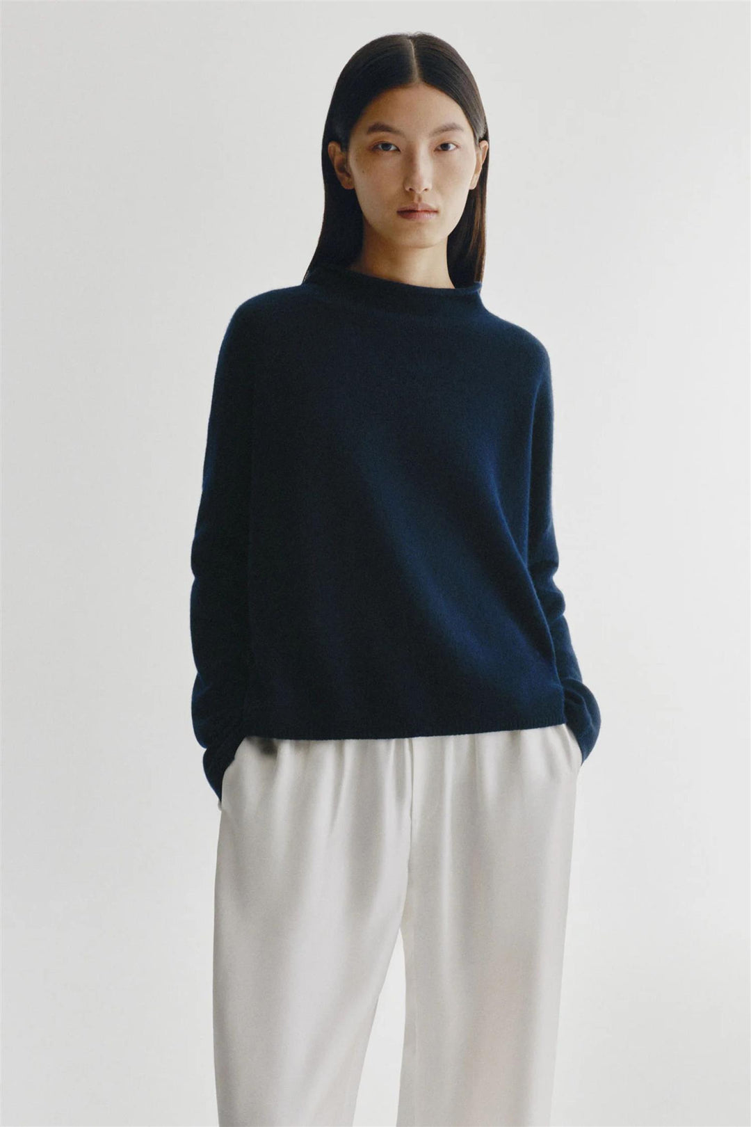 Sandy Cashmere Sweater Navy