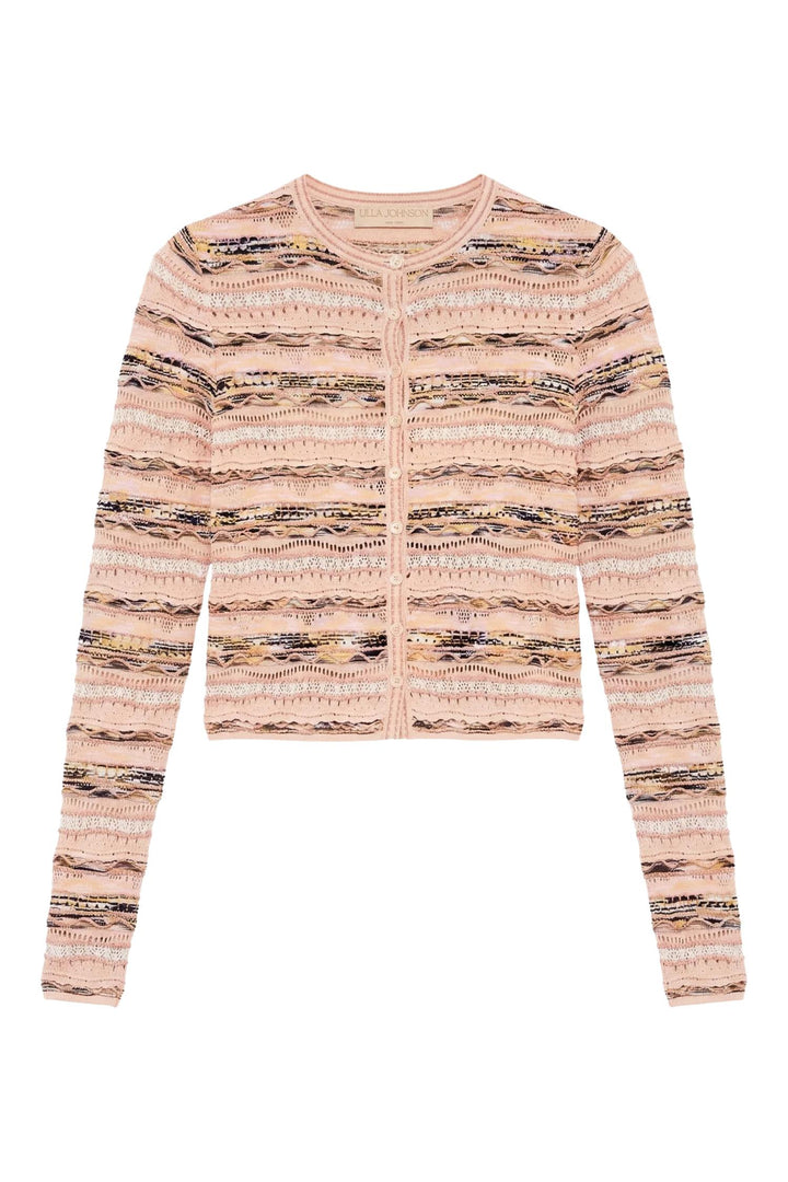 Mia Knit Cardigan Hibiscus