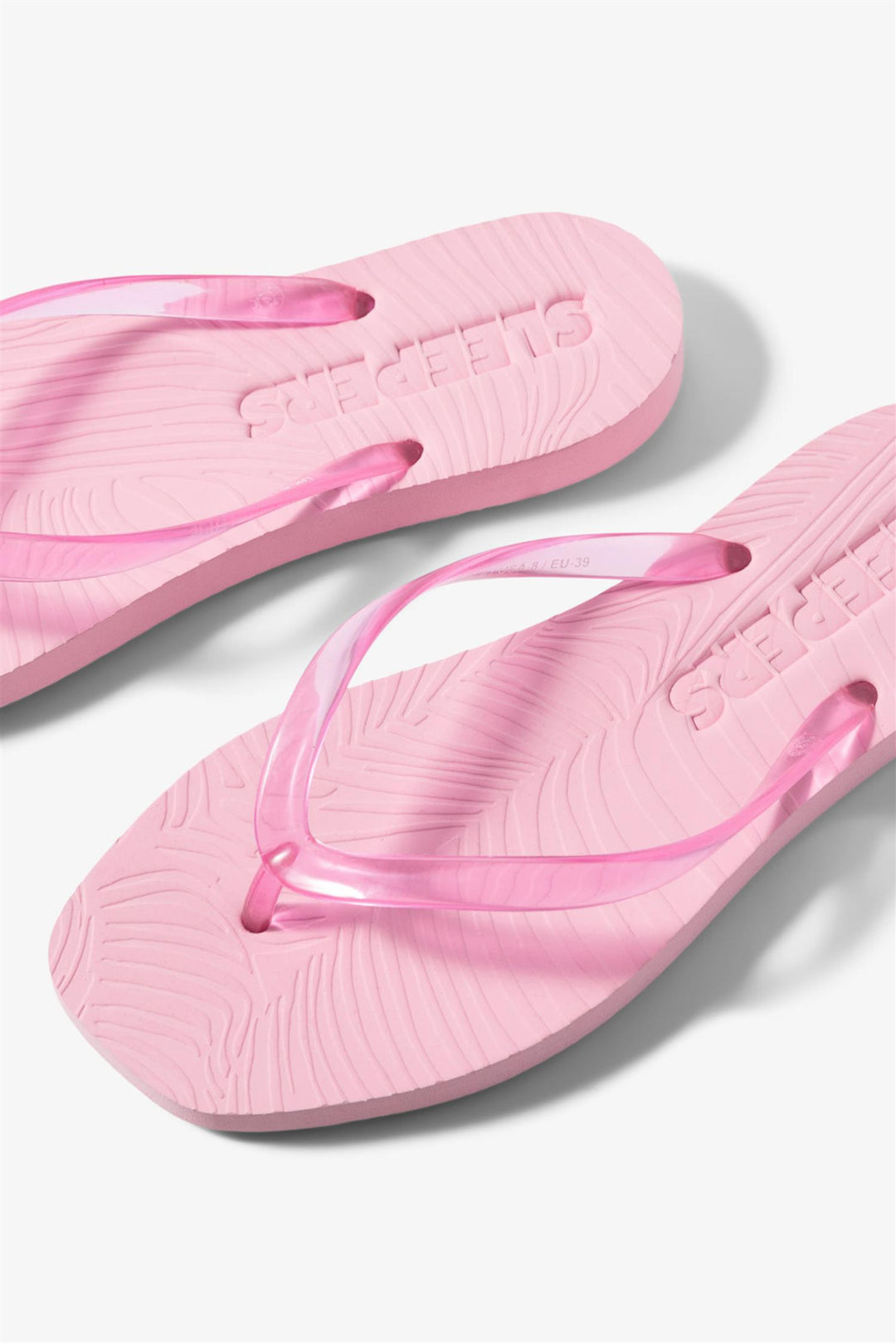 Tapered Platform Transparent Pink Sorbet