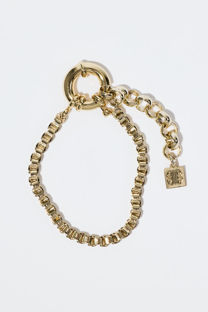 Box Chain Bracelet Gold