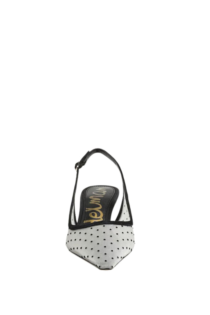 Bianka Sling Mini Polkadot Mesh Ivory/Black