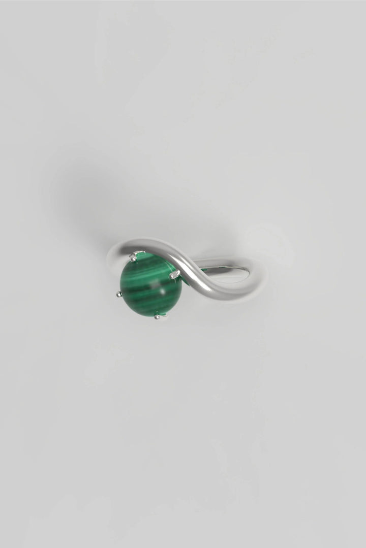 Band Ring I Malachite