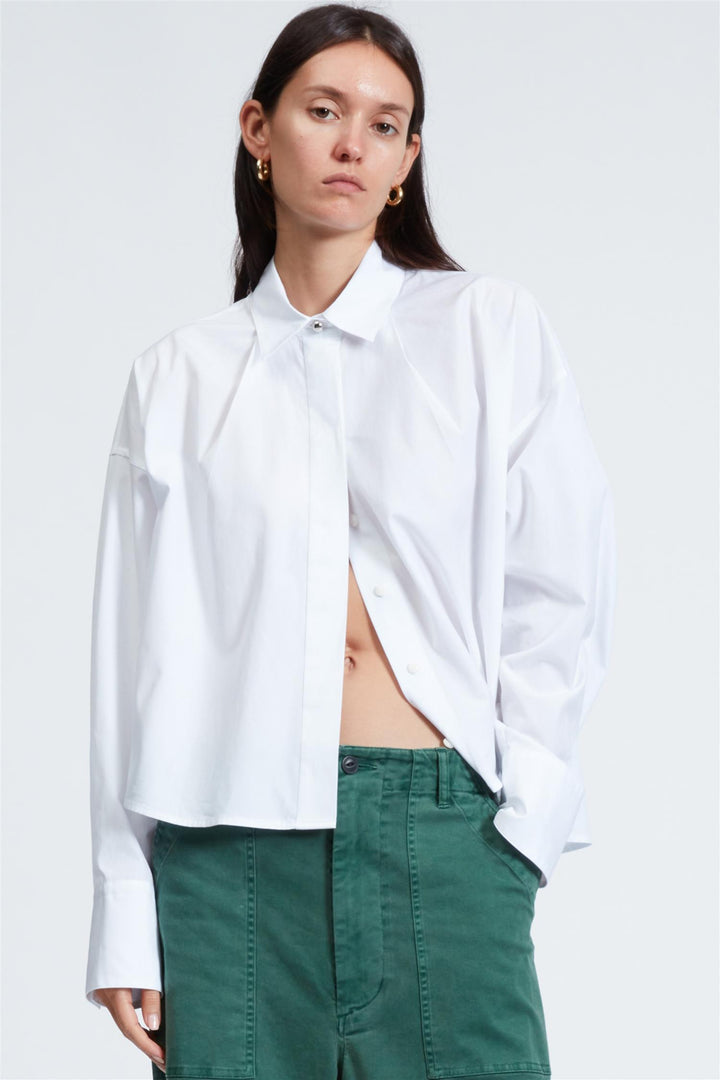 Martha Poplin Shirt White