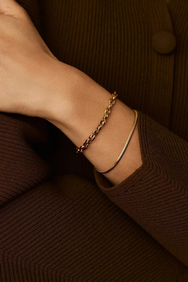 Mariner Chain Bracelet Gold