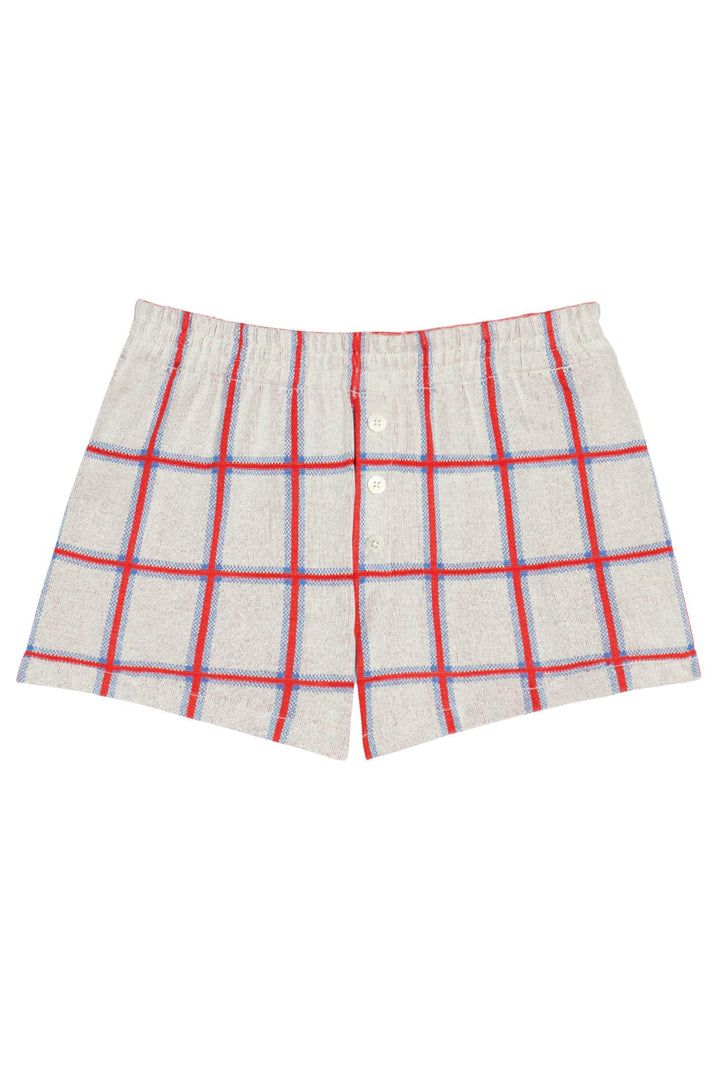 Picnic Plaid Short Cream Combo