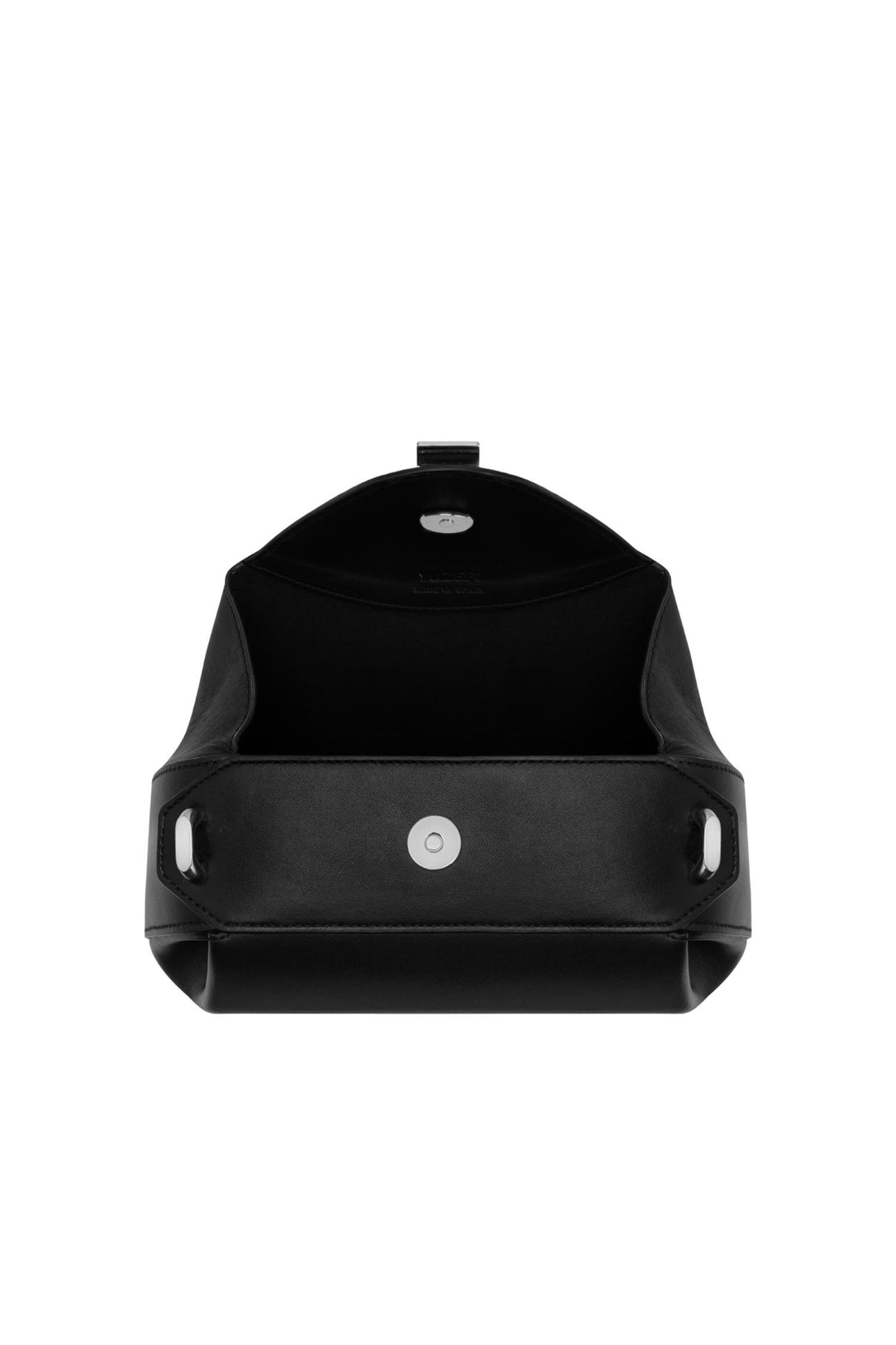 Oyster Clutch Mini Smooth Leather Black