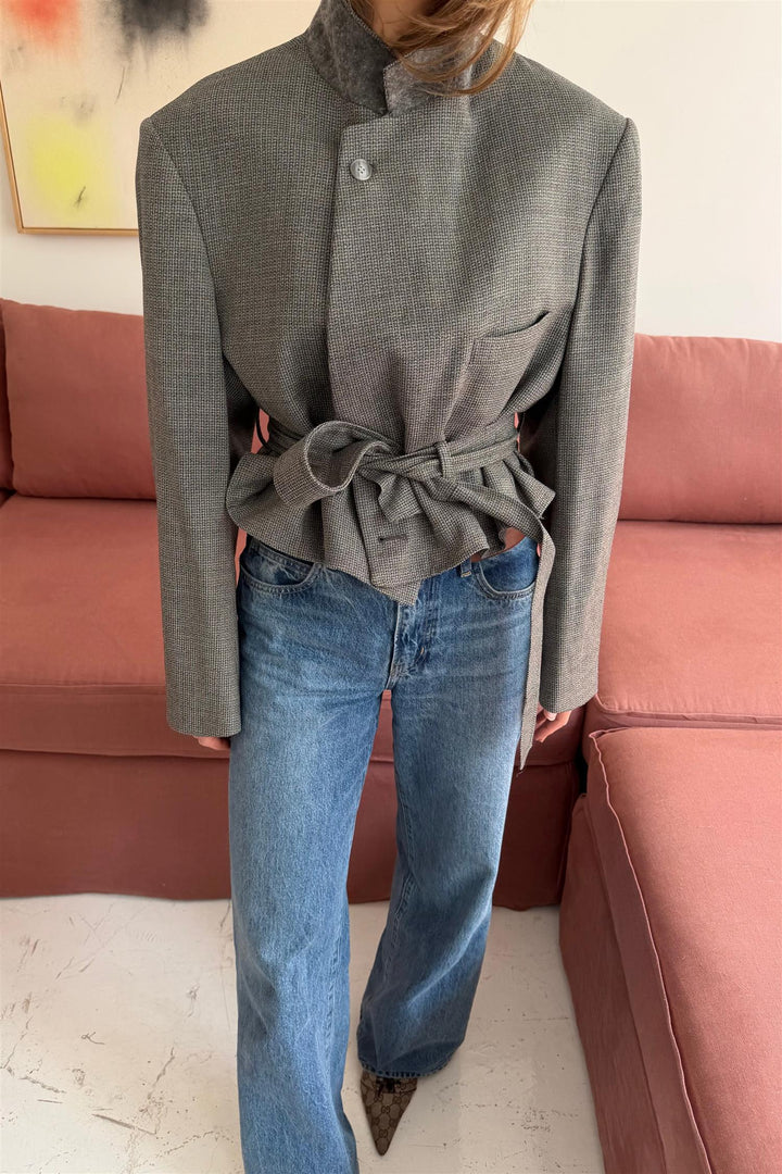 Belted Cropped Blazer BCB1325