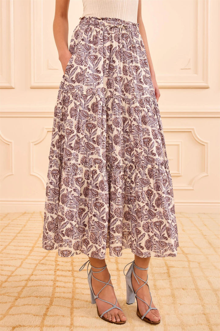 Nessa Midi Skirt Meadow