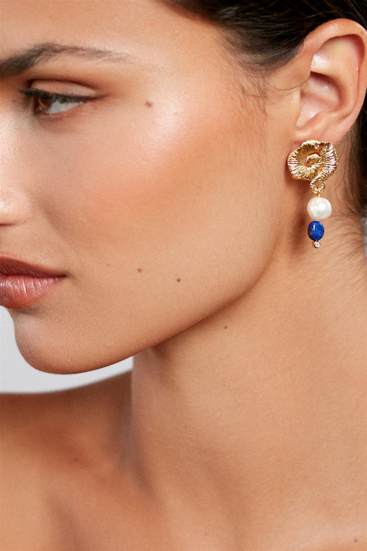 Jetset Gems Earrings Gold