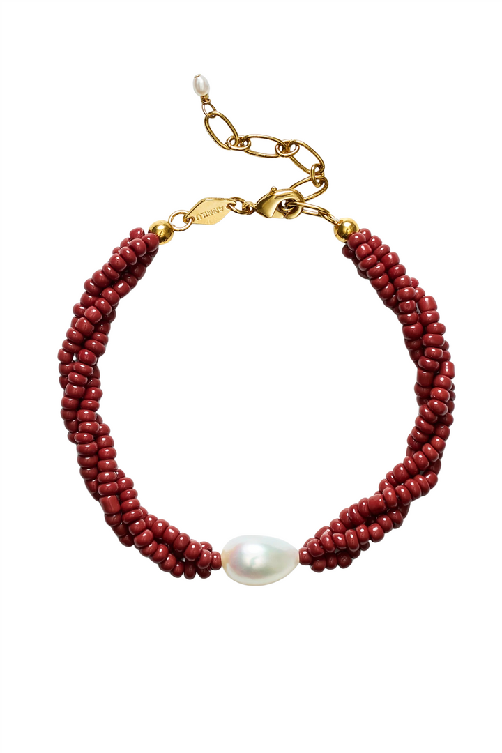 Rodeo Bracelet Deep Burgundy