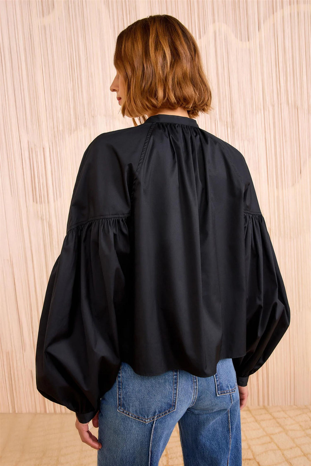 Rowena Long Sleeve Blouse Black