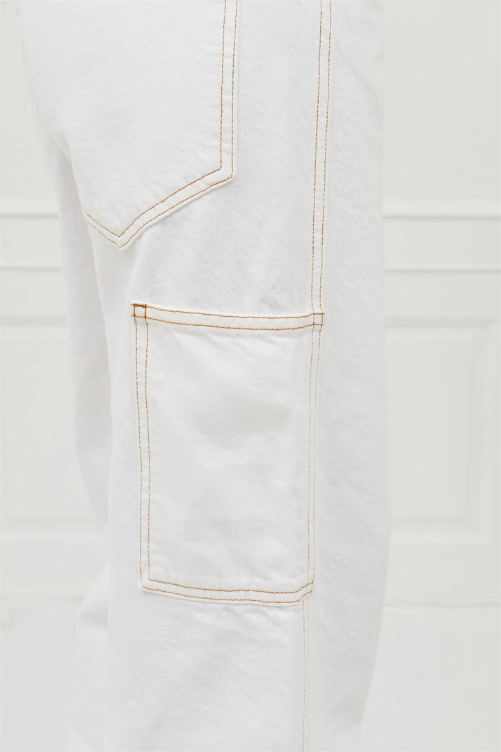 Salma Jeans White