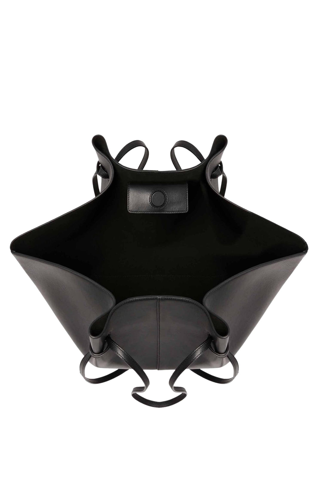 Large Mochi Smooth Leather Black