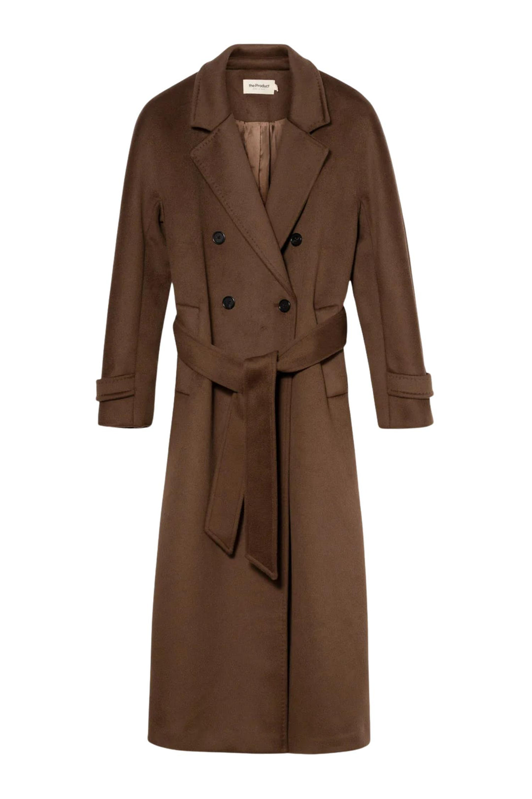 Double Breasted Coat Brown