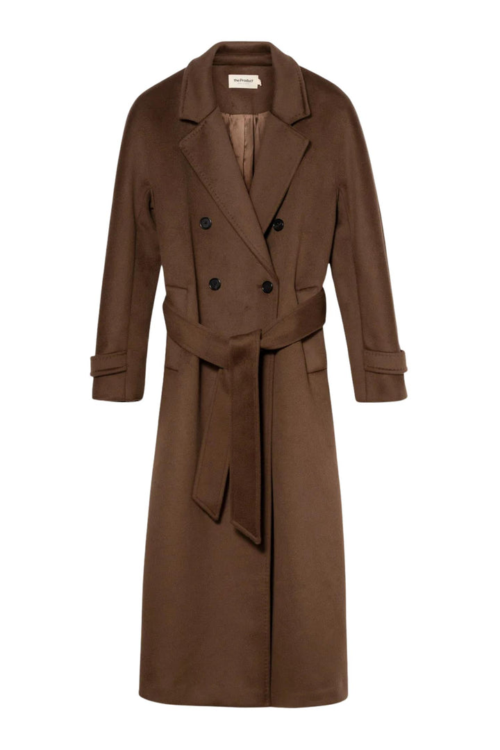 Double Breasted Coat Brown
