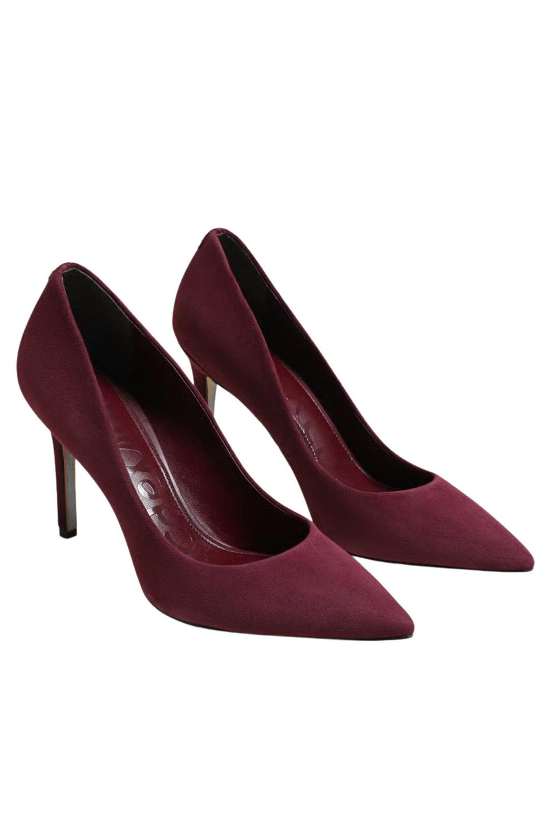 Hazel Pump Suede French Merlot