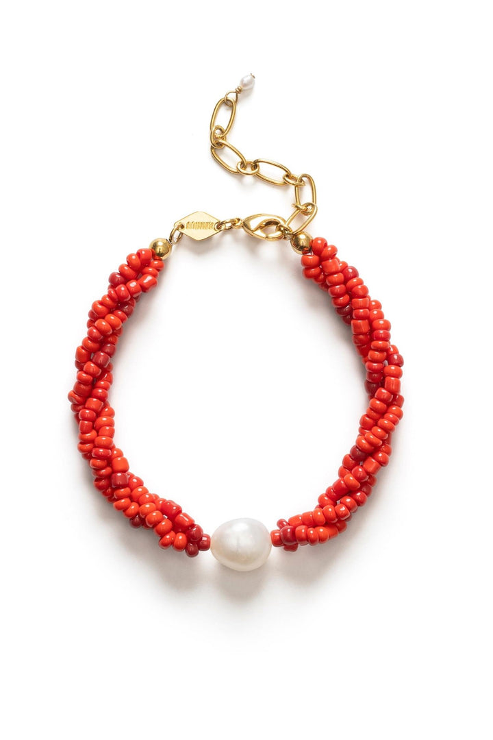 Scarlet Wave Bracelet Red