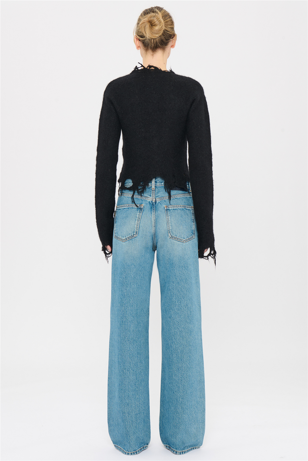 Korea Straight-Leg Jean Lagoon