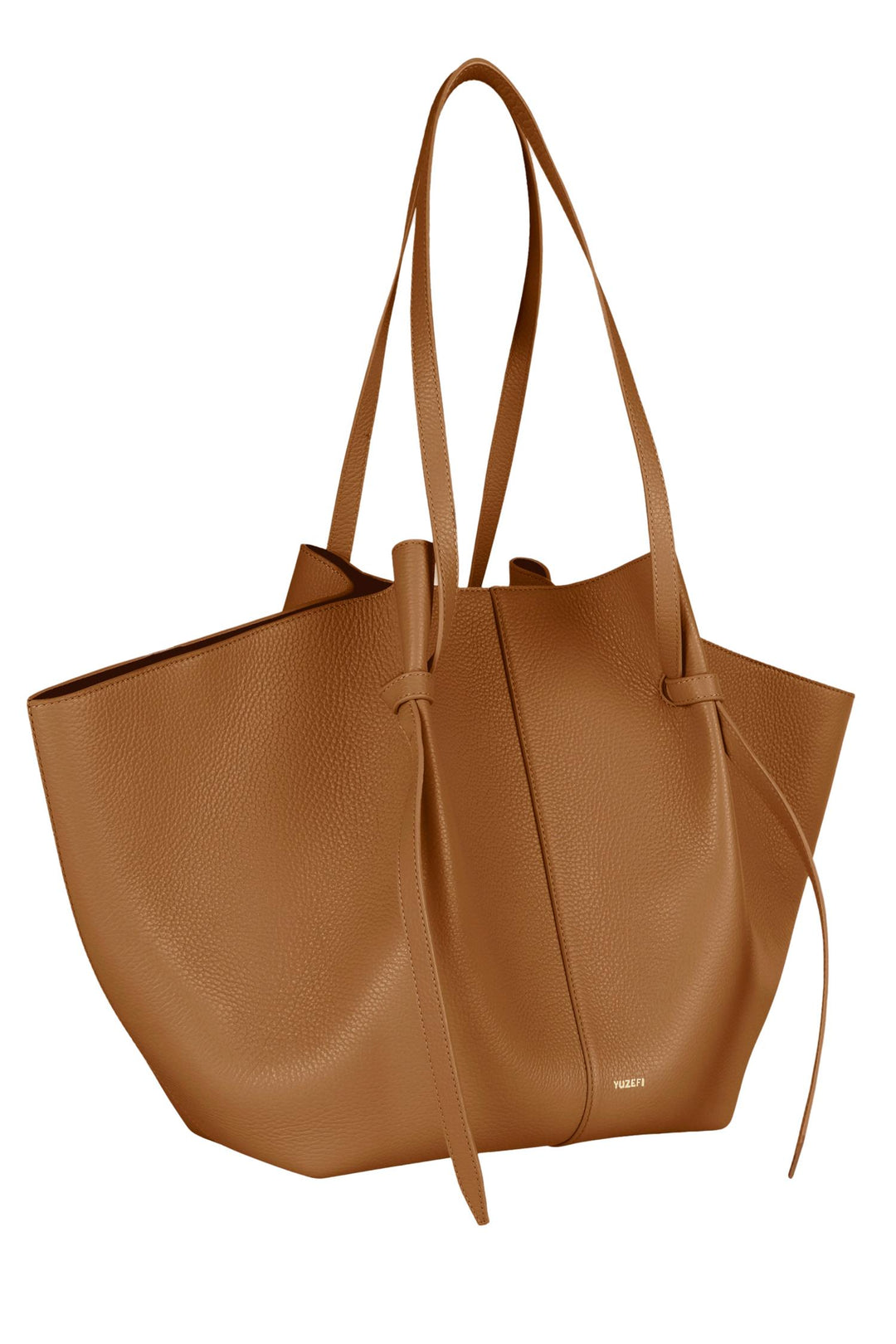 XL Mochi Pebble Grained Leather Hazel
