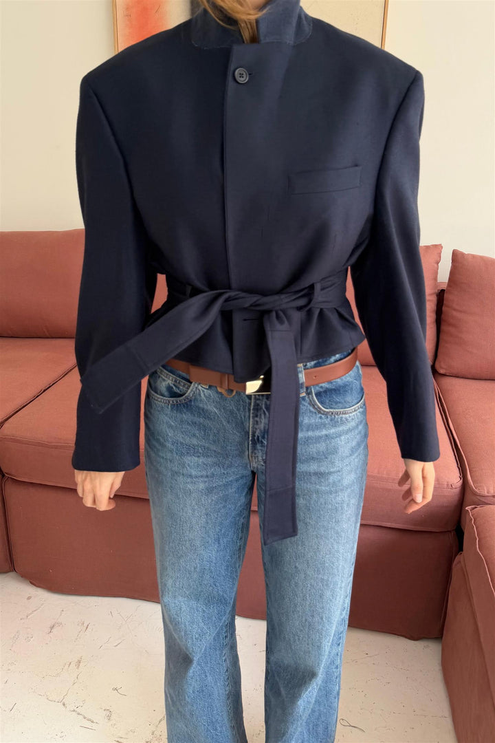 Belted Cropped Blazer BCB1569