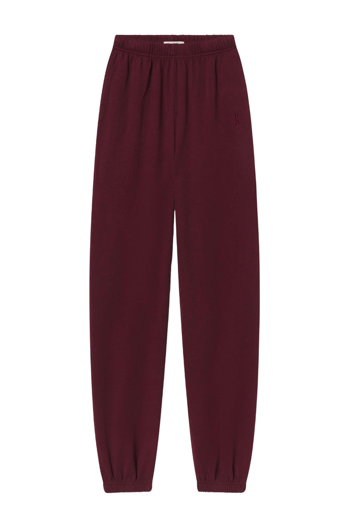 Boyfriend Pocket Sweatpant Oxblood