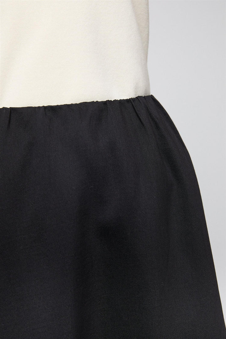 Vivienne Organza Skirt Jet Black