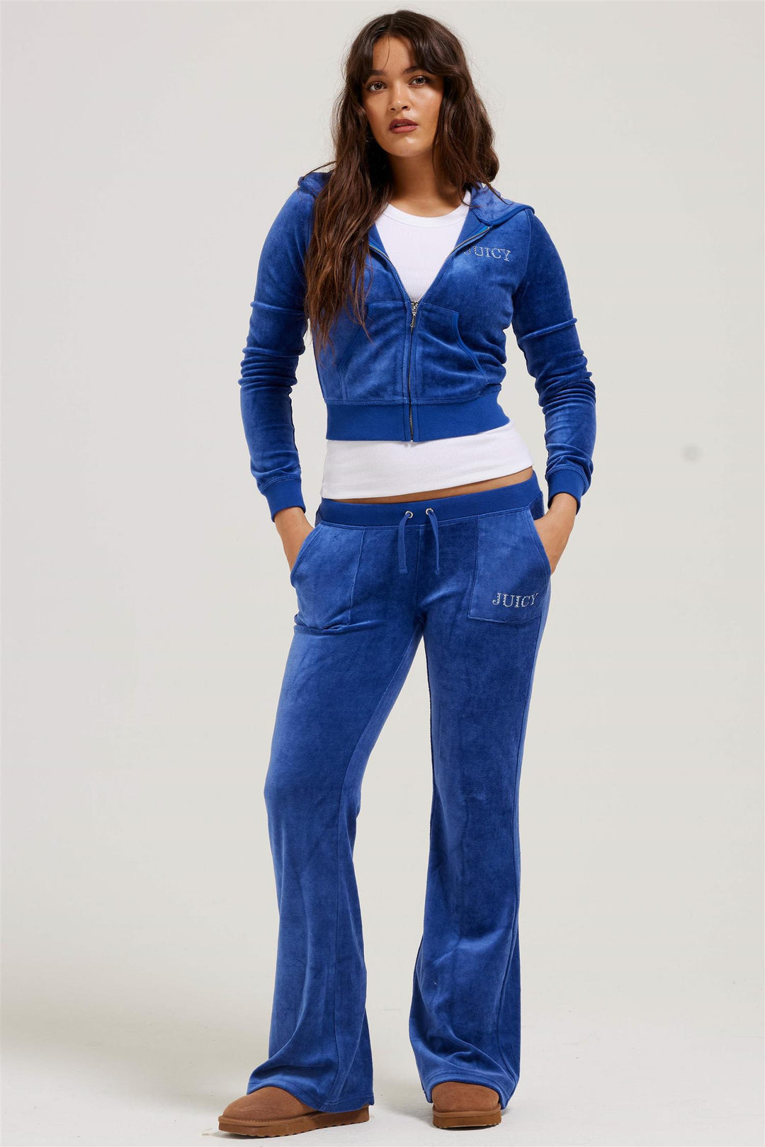 Heritage Crown Caisa Low Rise Pant Blue Depths