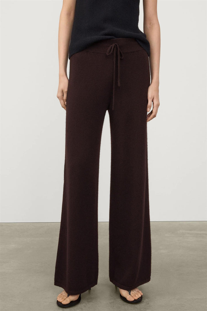 Sofi Cashmere Pants Dark Oak