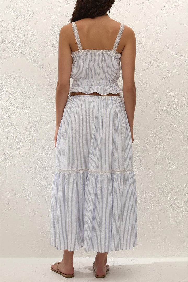 Venta Skirt Carmen Stripe Light Blue