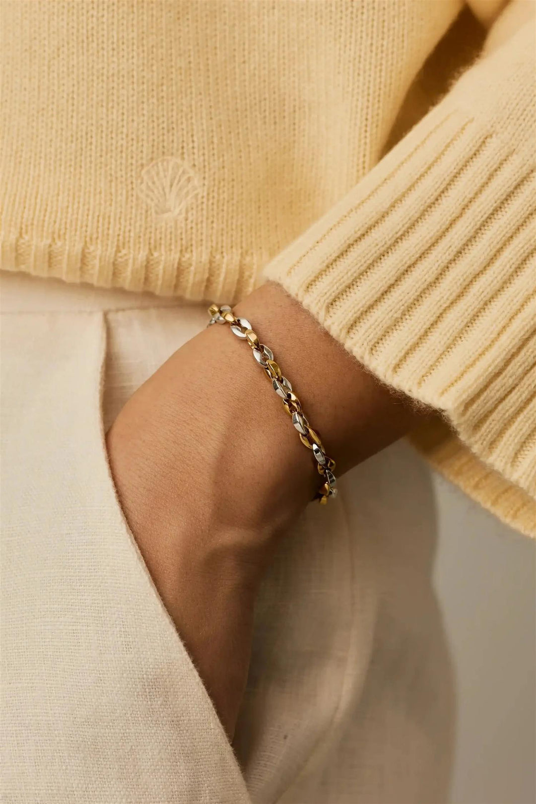 Mariner Chain Bracelet Silver/Gold