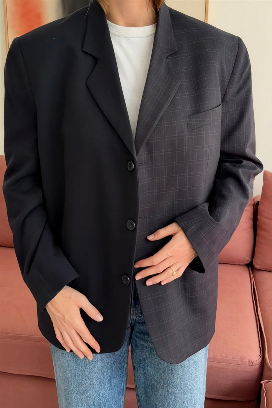 Contrast Blazer CB2513