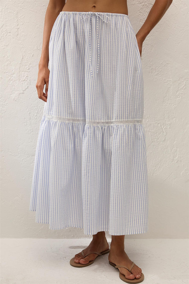 Venta Skirt Carmen Stripe Light Blue