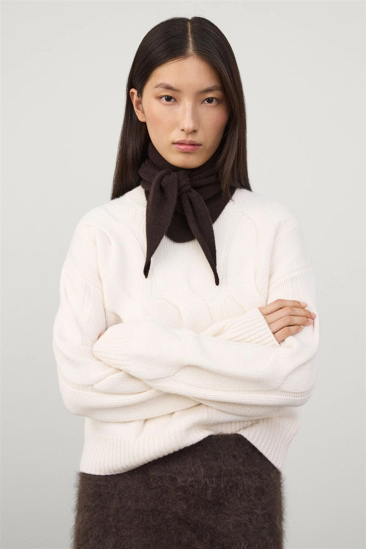 Florianne Scarf Dark Oak