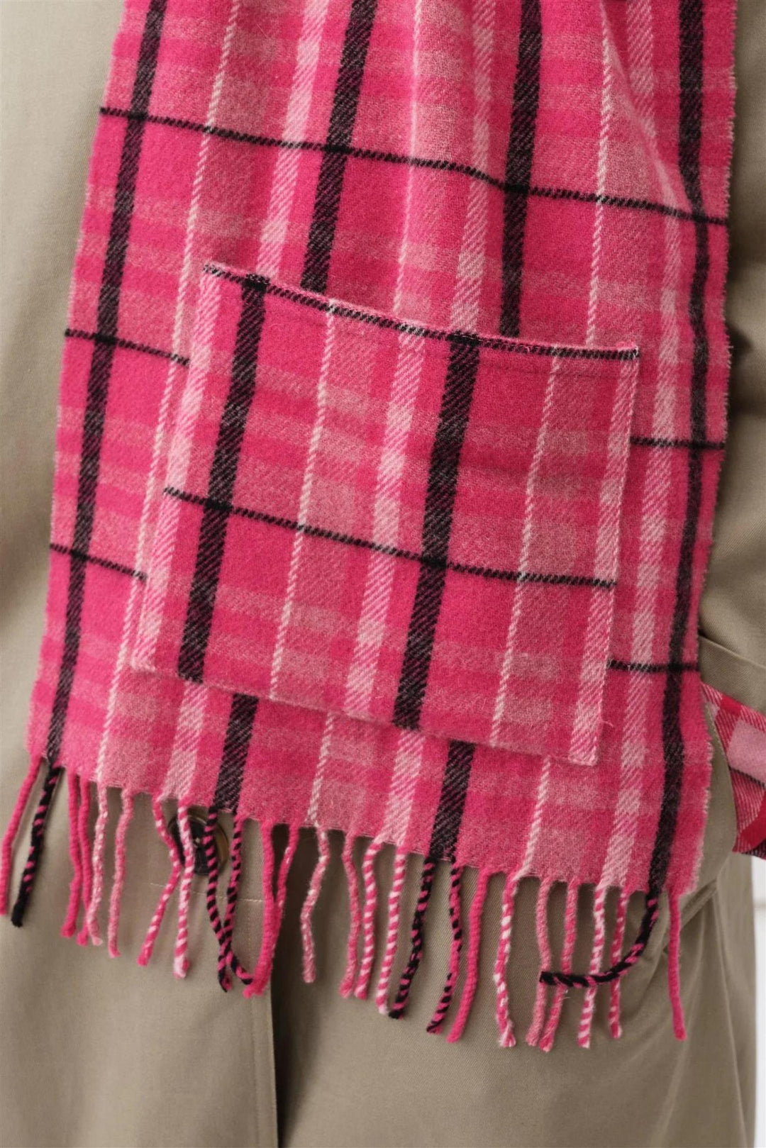 Schatter Scarf Pink Check