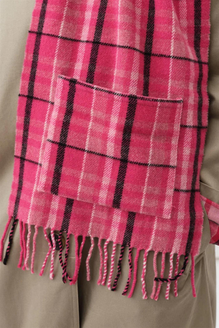 Schatter Scarf Pink Check